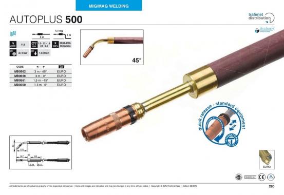 Trafimet Mig AUTOPLUS 500 (500 А вод. охл.) 3м 0°